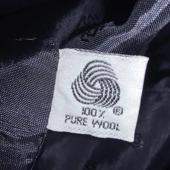 Talbots wool double breasted navy blazer Sz 10 long line Lagenlook classic - Picture 6 of 7